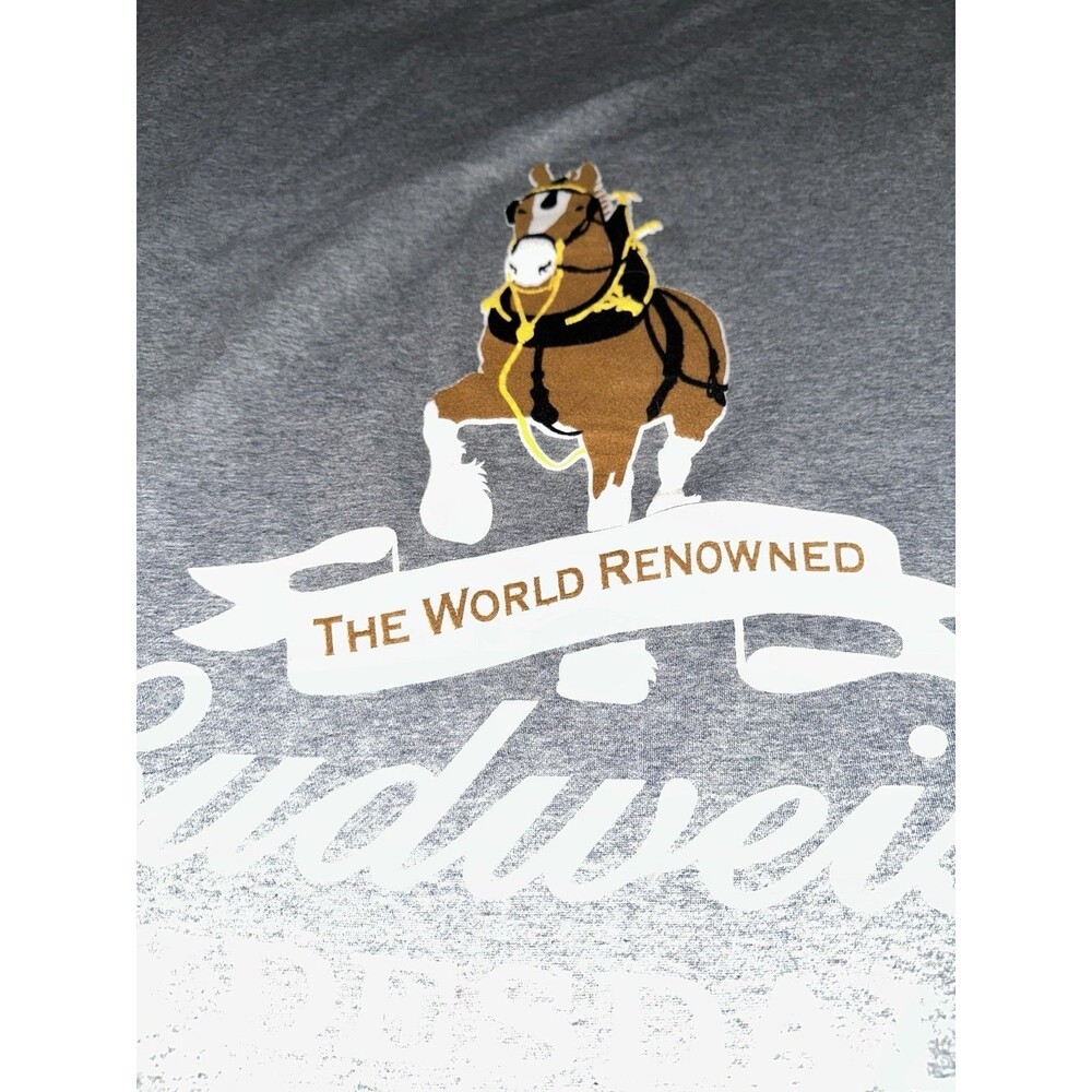 Vintage Budweiser Clydesdale Throw Fleece Blanker Holiday Christmas